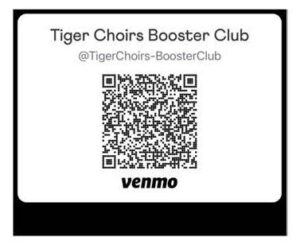 Fishers Tiger Choirs Booster Club Venmo QR